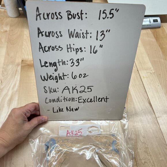 Storia Floral Lace Mesh Short Sleeve Mini Dress Blue Beige Size Small - Picture 13 of 13